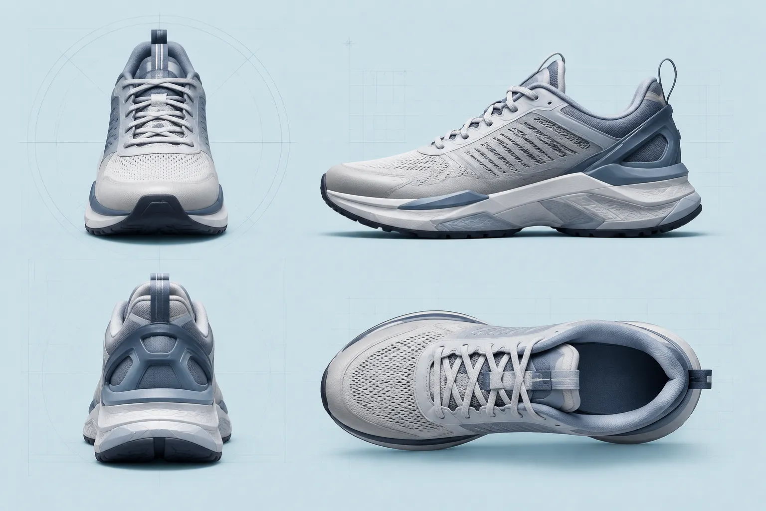 Footwear Render View Coverage Matrix